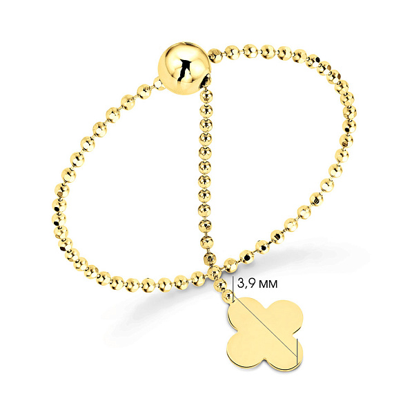 Каблучка з жовтого золота FLY (арт. 156356ж) – зображення 5