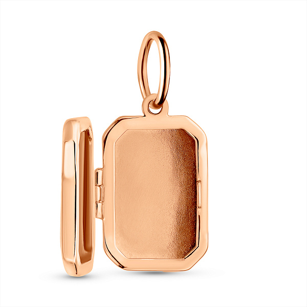 Золотой кулон для фотографии (арт. 424971) – изображение 2