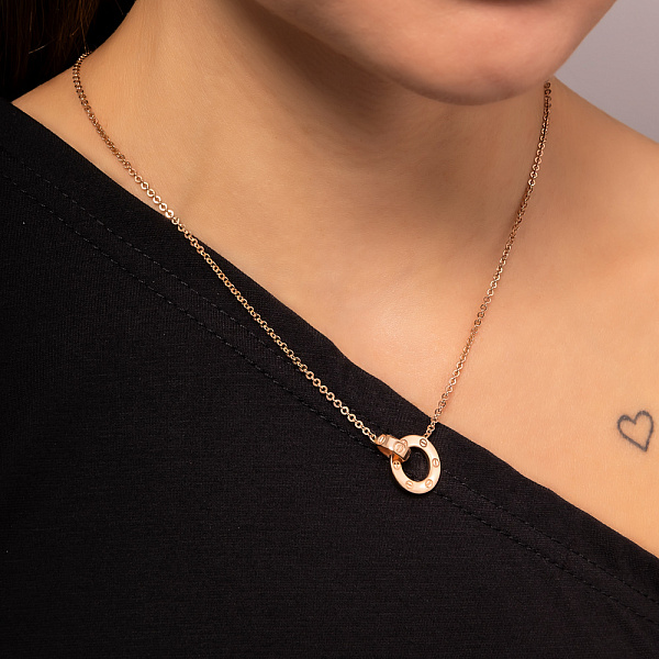 Колье из красного золота (арт. 352309) – изображение 4