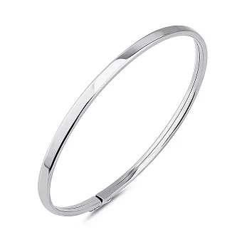 Серебряный жесткий браслет (арт. 7509/5139/3)