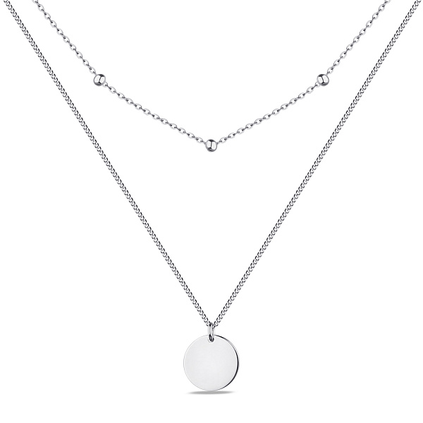 Серебряное колье без камней Trendy Style (арт. 7507/1814/10) – изображение 1
