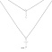 Серебряное колье с подвеской крест (арт. 7507/2603) – изображение 3