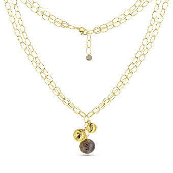 Колье Francelli из желтого золота (арт. 352702жкр)