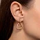 Золотые серьги без камней (арт. 111330) – изображение 2