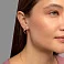 Сережки из красного золота (арт. 1101195) – изображение 3