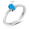 Серебряное кольцо с опалом (арт. 7501/4672/1Пос) – изображение 2