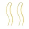 Серьги-цепочки из желтого золота (арт. 103660ж) – изображение 1