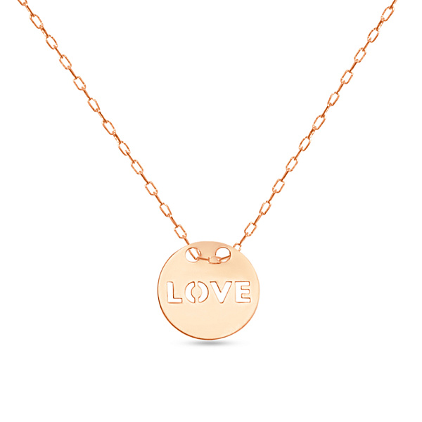 Кольє золоте «Love» (арт. 351559/10) – зображення 1