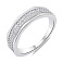 Серебряное кольцо с дорожкой из фианитов (арт. 7501/6925) – изображение 1
