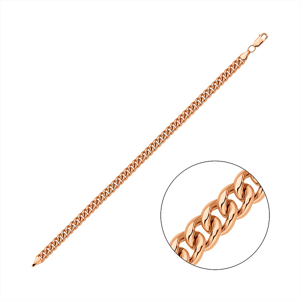 Золотий браслет плетіння Панцирне (арт. 311009д) – зображення 1