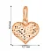 Кулон з червоного золота Сердечко (арт. 424825) – зображення 3