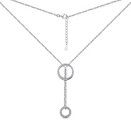 Фото Колье из серебра с фианитами Trendy Style (арт. 7507/1834)