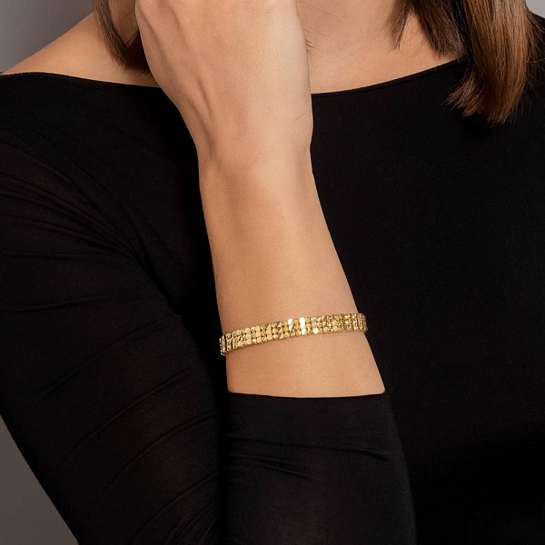 Браслет из желтого золота Francelli (арт. 3261089ж) – изображение 6