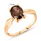 Кольцо из золота с коричневым кварцем (арт. 140355Пкр) – изображение 2