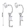 Серебряные серьги Trendy Style с подвесками и с фианитами (арт. 7518/6231) – изображение 2