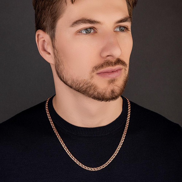 Золотая цепочка плетения Бисмарк (арт. Ц300335) – изображение 4