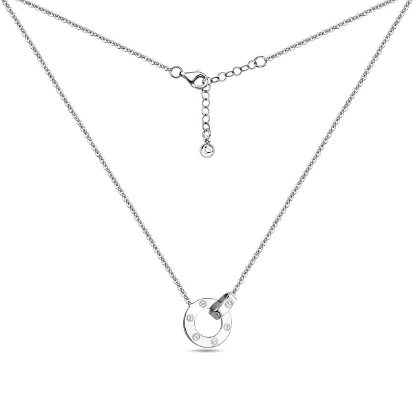 Золотое колье из белого золота (арт. 352309б) – изображение 2