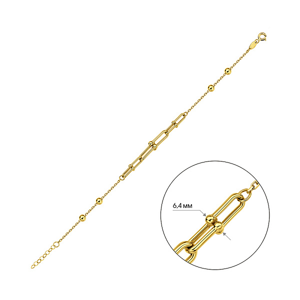 Браслет з жовтого золота (арт. 3261304ж) – зображення 4