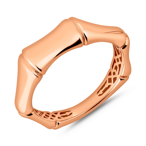 Кольцо из красного золота без камней (арт. 1401007) – изображение 1