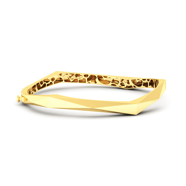 Жорсткий золотий браслет (арт. 340119ж) – зображення 1