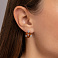 Серебряные серьги с янтарем (арт. 7502/888ЯС) – изображение 2