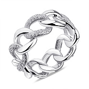 Кольцо из серебра с фианитами (арт. 7501/6539)