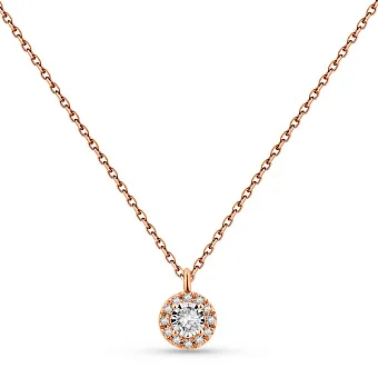 Золоте кольє з діамантами (арт. Ц011684005)