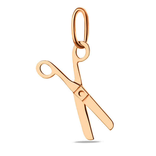 Золота підвіска Ножиці (арт. 423839) – зображення 1