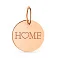 Патриотический золотой подвес "Home" (арт. 441199) – изображение 1