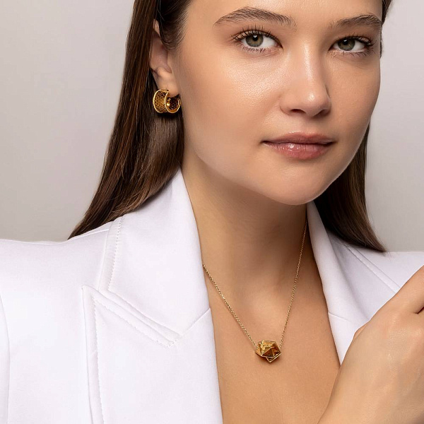 Золотое колье Francelli (арт. 352896ж) – изображение 4