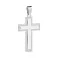 Хрестик без розп'яття з білого золота (арт. 440410бм) – зображення 1