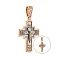 Золотой крестик с распятием (арт. 501683/35ч) – изображение 1