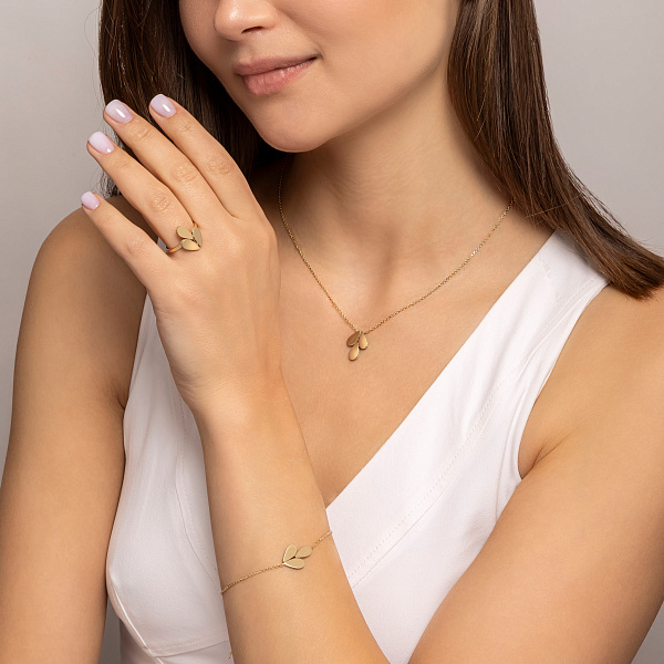 Каблучка з жовтого золота Francelli (арт. 156561ж) – зображення 5