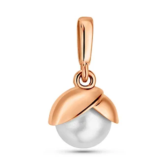 Золота підвіска з перлиною (арт. 3191008101)