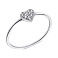 Серебряное кольцо Сердце с фианитами (арт. 7501/6802) – изображение 1
