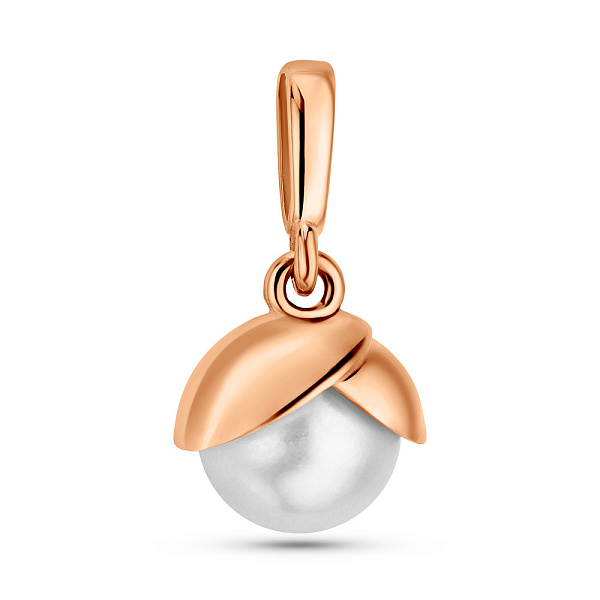 Золота підвіска з перлиною (арт. 3191008101) – зображення 1