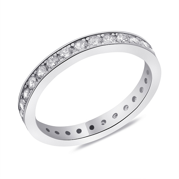 Серебряное кольцо с фианитами (арт. 7501/6025) – изображение 1