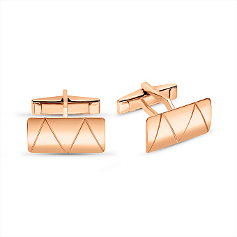 Запонки из красного золота (арт. 210094)