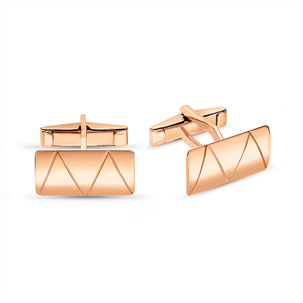 Запонки из красного золота (арт. 210094) – изображение 1