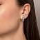 Серьги из белого золота Francelli (арт. е1091760б) – изображение 2