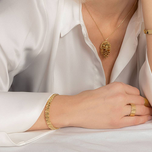 Кольцо из желтого золота Francelli (арт. 156541ж) – изображение 5