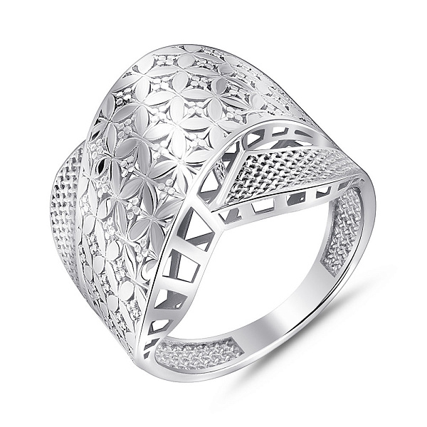 Массивное серебряное кольцо без камней (арт. 7501/8187) – изображение 1