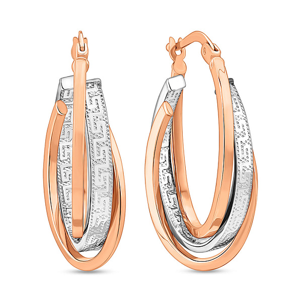 Золотые серьги Олимпия (арт. 109829/25кб) – изображение 1