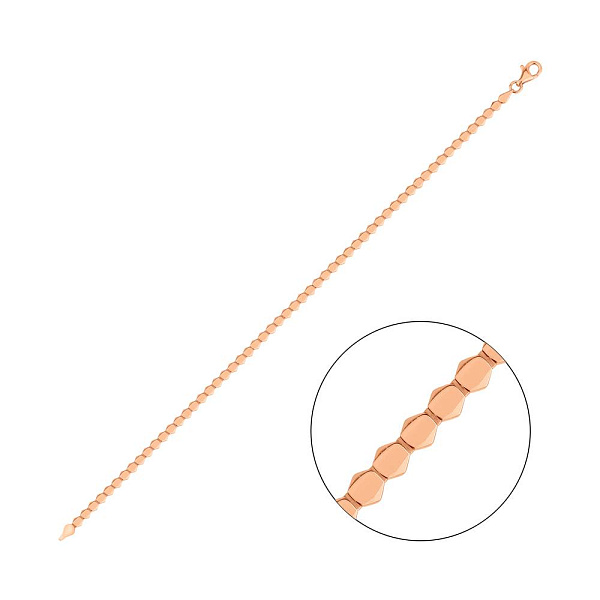 Золотой тонкий браслет без камней (арт. 3261370) – изображение 1