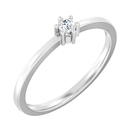 Золотое кольцо с бриллиантом (арт. К011169010б)