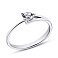 Серебряное кольцо с фианитом (арт. 7501/15078р) – изображение 1