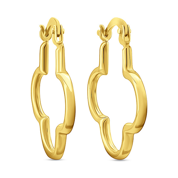 Серьги из желтого золота без камней (арт. 1091930ж) – изображение 1