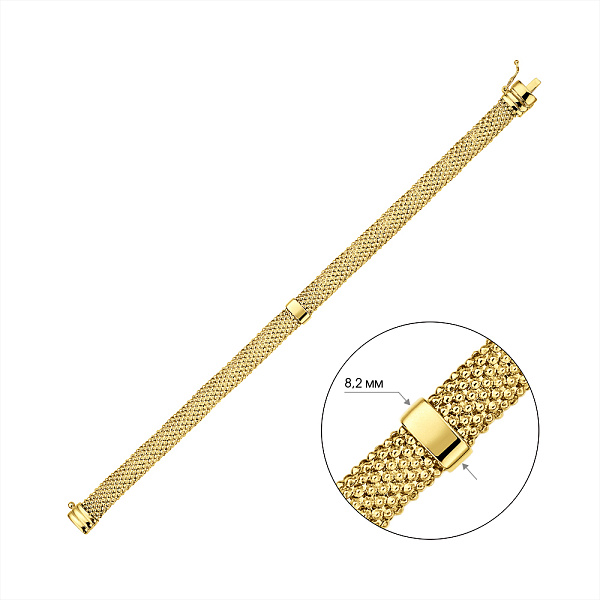 Браслет из желтого золота (арт. 3261319ж) – изображение 4