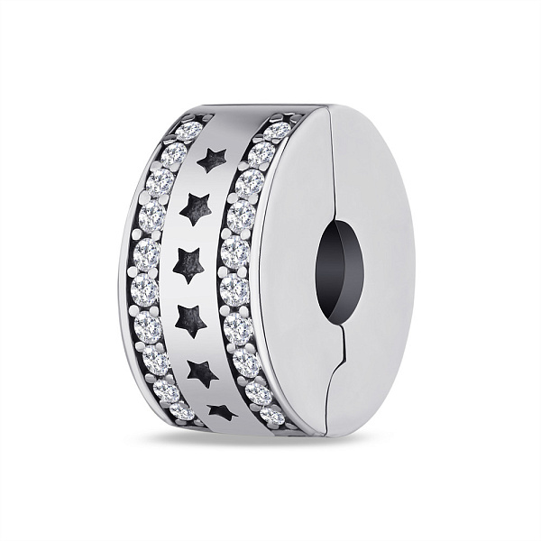 Шарм из серебра с фианитами (арт. 7903/3231) – изображение 1