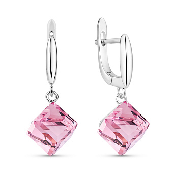 Фото Срібні сережки з альпінітом (арт. 7502/10144ар)